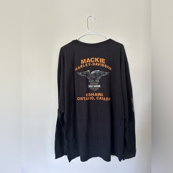 Mackie, Oshawa Harley Davidson Long Sleeve Tshirt - Picture 9 of 9